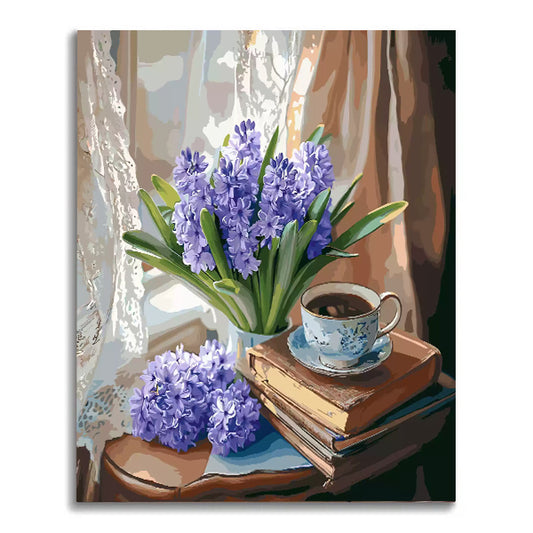 Windbell-Flowers-Paint By Numbers Kit