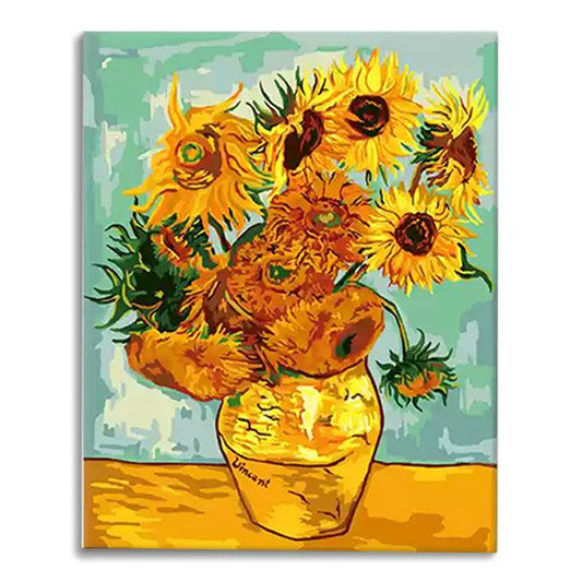 Sunflower-Flower-Paint By Numbers Kit